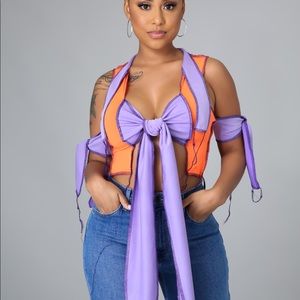 Crop top 3 way style